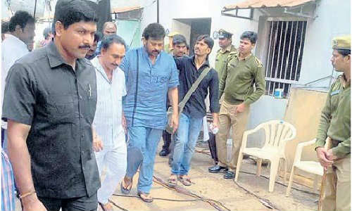 Image result for chiranjeevi shooting